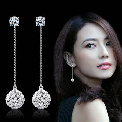 Shambhala Crystal Tassel Earringsch