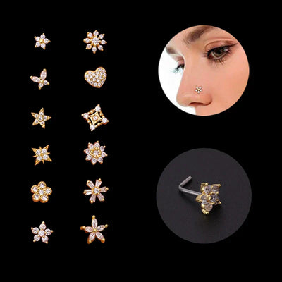 Classic Zircon Nose Stud
