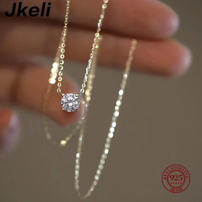 jkeli-s925-silver-18k-gold-zircon-necklace