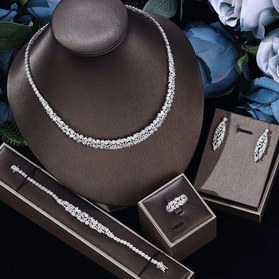 2024 Best-Selling 4-Piece Bridal Jewelry Set